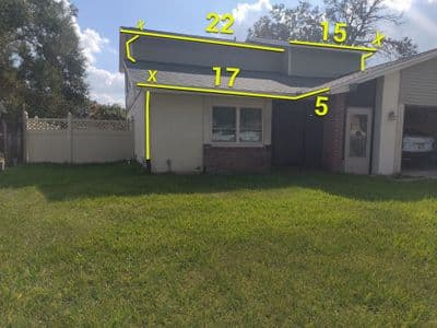 Seamless aluminum gutter install in Brandon, FL — Nov 2025
