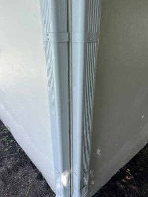 Seamless aluminum gutter install in Clearwater, FL — Jul 2026
