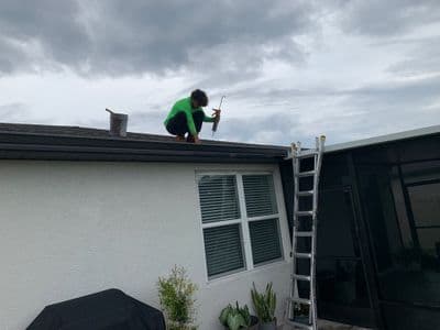 Seamless aluminum gutter install in Plant City, FL — Sep 2024