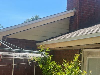 Seamless aluminum gutter install in Brandon, FL — May 2026
