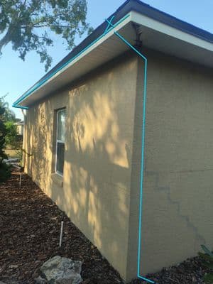 Seamless aluminum gutter install in Lakeland, FL — May 2024