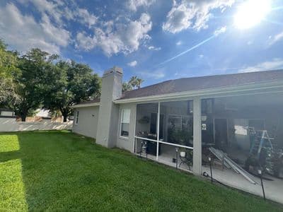 Seamless aluminum gutter install in Tampa, FL — May 2026