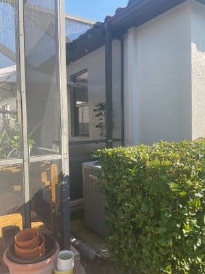 Seamless aluminum gutter install in New Port Richey, FL — Aug 2025