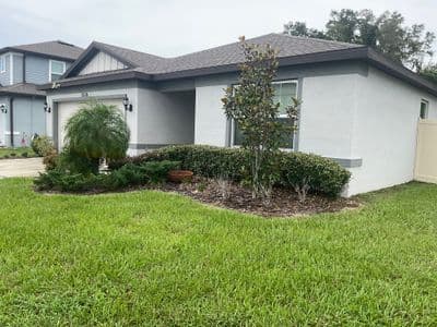 Seamless aluminum gutter install in Plant City, FL — Jul 2024