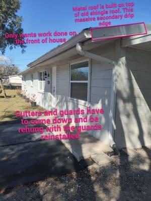 Seamless aluminum gutter install in Riverview, FL — Feb 2026