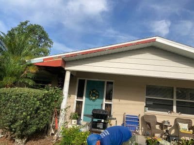 Seamless aluminum gutter install in Lakeland, FL — Jun 2024