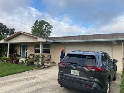 Seamless aluminum gutter install in Lakeland, FL — Jun 2024