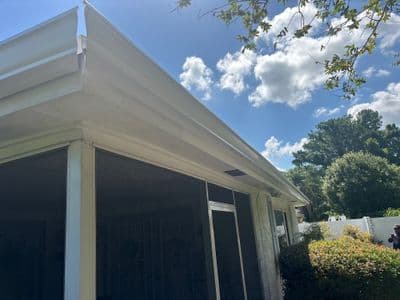 Seamless aluminum gutter install in New Port Richey, FL — Jun 2026