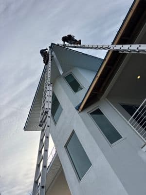 Seamless aluminum gutter install in Bradenton, FL — Feb 2026