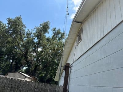 Seamless aluminum gutter install in Plant City, FL — May 2025