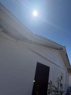 Seamless aluminum gutter install in Bradenton, FL — Feb 2026