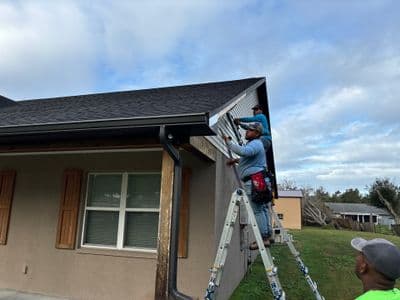 Seamless aluminum gutter install in Lakeland, FL — Nov 2024