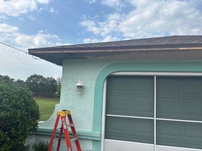 Seamless aluminum gutter install in Spring Hill, FL — May 2025